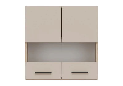 PATI Felső vitrines szekrény 60cm 2 ajtóval Kasmír Fronttal