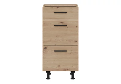 PATI Alsó szekrény 40cm 3 fiókkal Artisan tölgy Fronttal