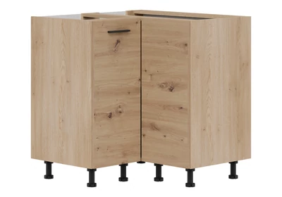 PATI Alsó sarokszekrény 90cm 2 ajtóval Artisan tölgy Fronttal