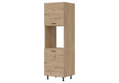 PATI Magas szekrény beépített sütőhöz 60cm 2 ajtóval Artisan tölgy Fronttal