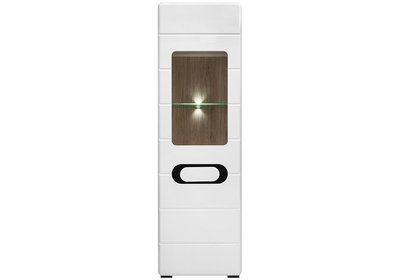 BYRON vitrin 1 ajtóval, beépített világítással