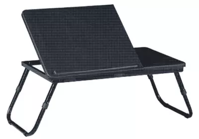 Notebook asztal, fekete, EVALD