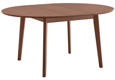 Étkezőasztal, kinyitható, bükk merlot, átmérő 120 cm, ALTON