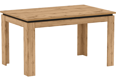 Étkezőasztal kinyitható, wotan tölgy, 135-184x86 cm, TORONTA S