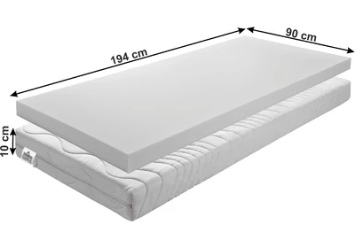 Matrac, hab, 194x90 cm, BE ELISSE