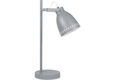 Asztali lámpa, szürke/fém, AIDEN TYP 1