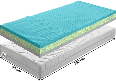 Matrac, habszivacs, 95x200, BE KATARÍNA 10 NEW