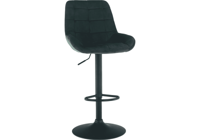 Bárszék, sötétzöld Velvet anyag, CHIRO NEW