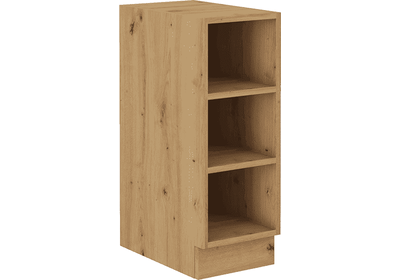 Alsó nyitott szekrény, artisan tölgy, MONRO 30 D OTW BB