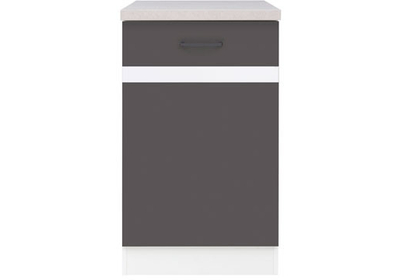 JUNO WHITE GRAFIT alsó szekrény 1 ajtóval (bal)