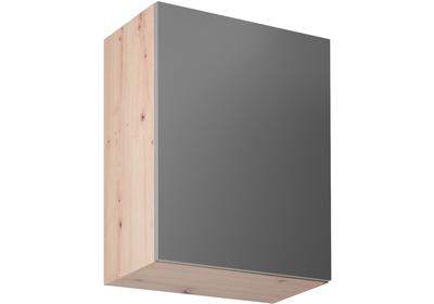 Langen G60-P-L felső konyhaszekrény, szürke / artisan tölgy
