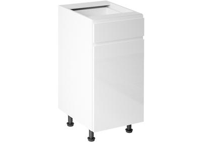 Aspen D40S1-P alsó konyhaszekrény, jobb, fehér