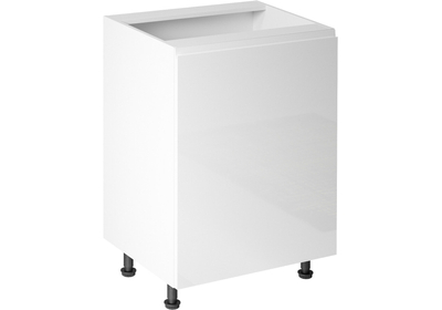 Aspen D60-P alsó konyhaszekrény, jobb, fehér