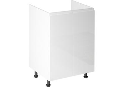Aspen D60Z alsó konyhaszekrény, fehér