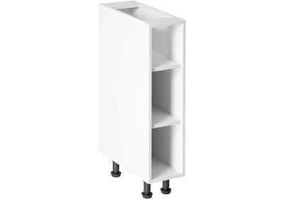 Linea Grey D20P alsó konyhaszekrény, szürke / fehér