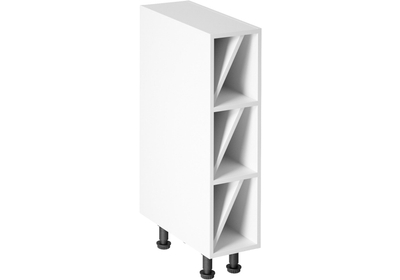 Linea Grey D20W alsó konyhaszekrény, szürke / fehér
