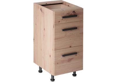Langen D40S3-PU alsó konyhaszekrény, artisan tölgy