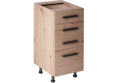 Langen D40S4-PU alsó konyhaszekrény, artisan tölgy