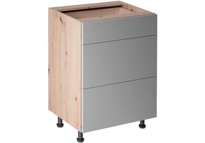 Langen D60S3-PO alsó konyhaszekrény, bézs / artisan tölgy