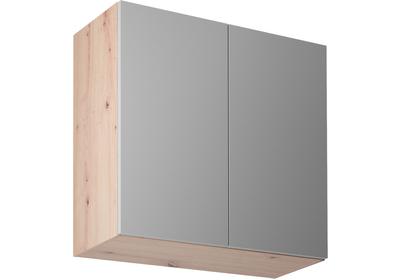 Langen G80 felső konyhaszekrény, bézs / artisan tölgy