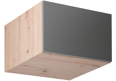 Langen N60 felső konyhaszekrény, szürke / artisan tölgy