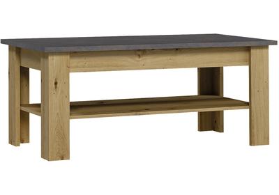 XL ST dohányzóasztal, szürke / artisan tölgy