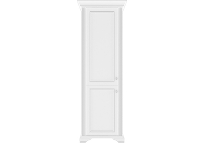 WHITE magas szekrény 2 ajtóval