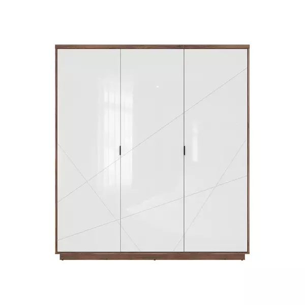 FORN Akasztós szekrény 3 ajtóval Delano Tölgy / Fényes Fehér