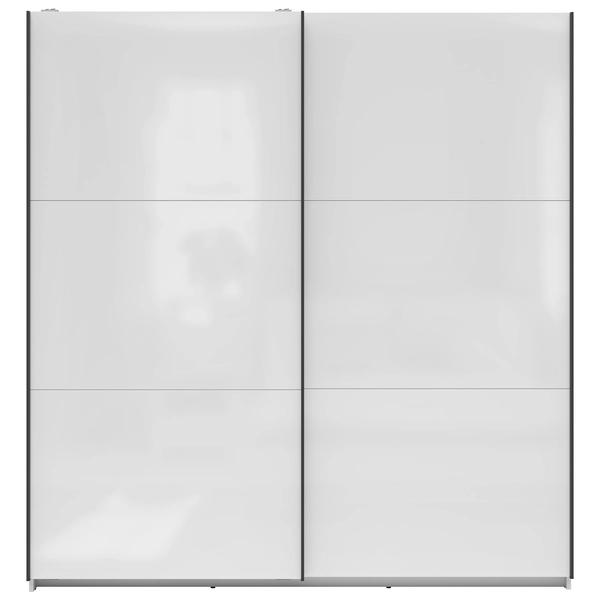 TETRIX Gardróbszekrény 183cm Fényes Fehér