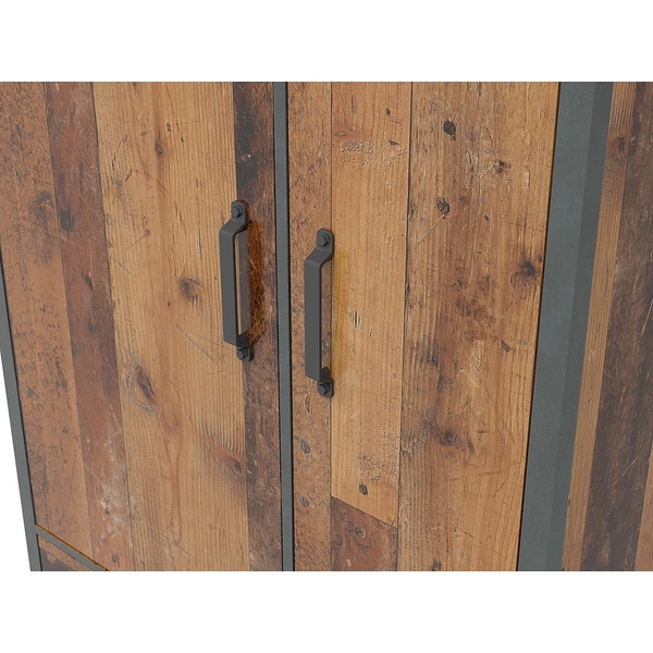 WESTON Akasztós szekrény 2 ajtóval és 2 fiókkal Oldstyle / Matera színben