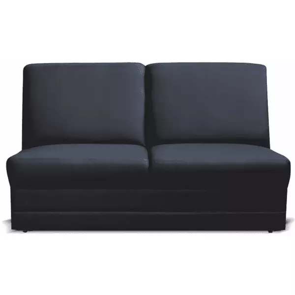 3 személyes kanapé, textilbőr fekete, BITER 3 BB
