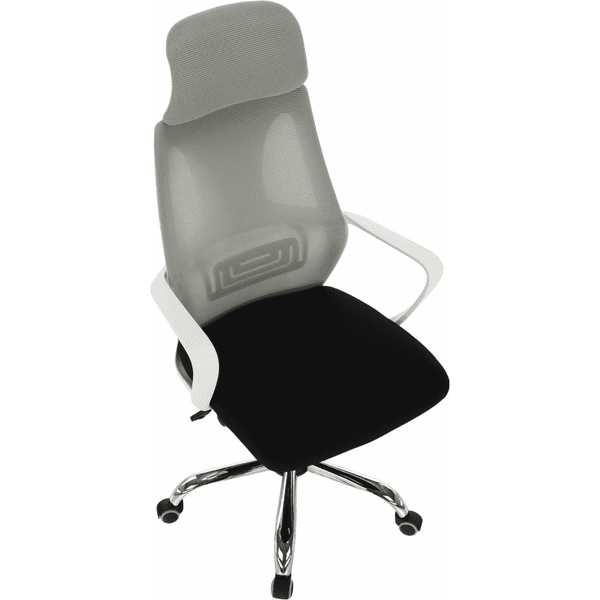 Irodai szék, szürke/fekete/fehér, TAXIS