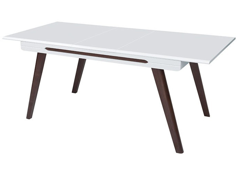 ULTRA bővíthető étkezőasztal fehér/barna wenge színben