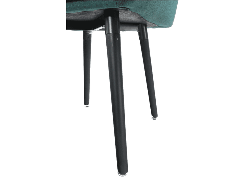 Étkező fotel, smaragd/fekete, DABIR