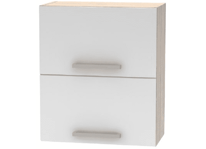 Billenő felső szekrény 2DV, tölgy sonoma/fehér, NOVA PLUS NOPL-008-VH