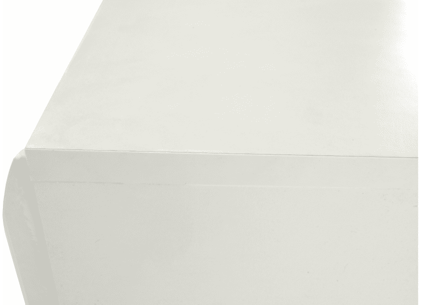 Komód, fehér - extra magas fényű HG/trufla sonoma tölgy, LYNATET 42
