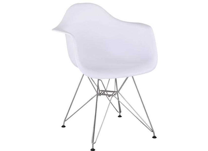FEMAN 2 NEW szék kivitel : króm lábak, ülőrész fehér műanyag