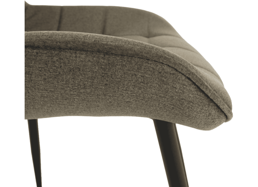 Szék, szürkésbarna taupe/fekete, SARIN