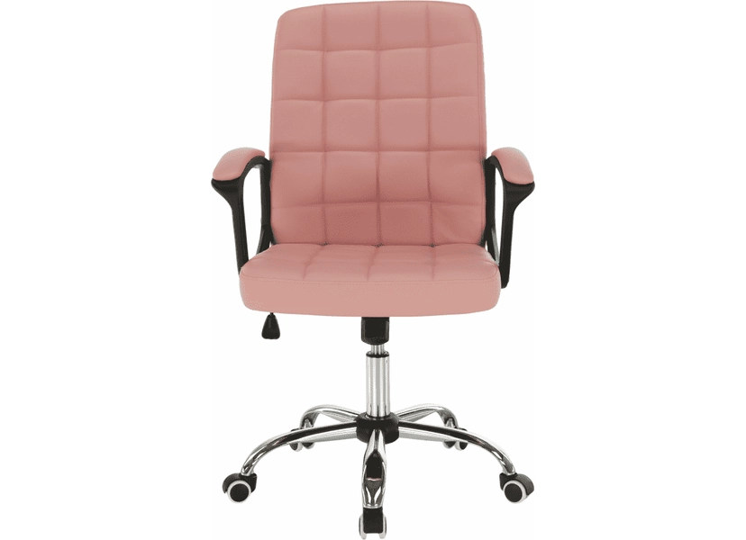 Irodai szék, rózsaszín textilbőr RULIS