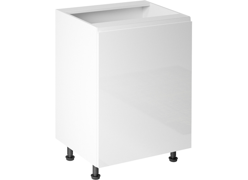 Aspen D60-L alsó konyhaszekrény, bal, fehér
