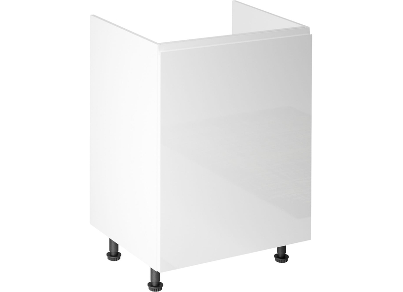 Aspen D60Z-L alsó konyhaszekrény, bal, fehér
