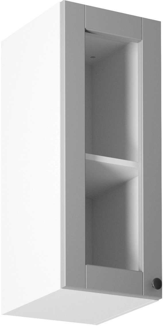 Linea Grey G30S felső konyhaszekrény, szürke / fehér