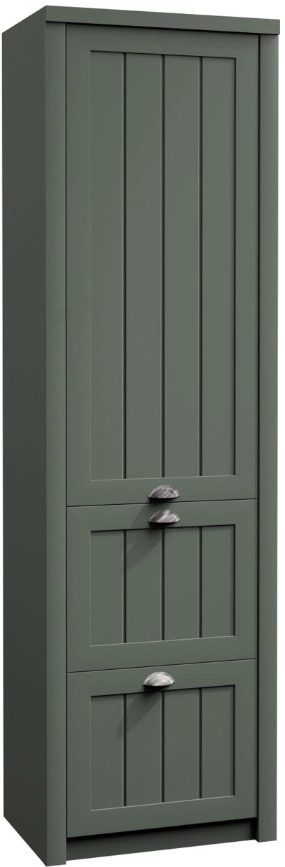 Provence S1D2S szekrény 3 ajtóval, zöld